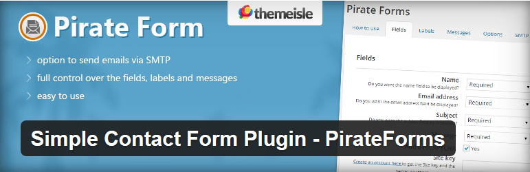 Pirate Forms - 12 najlepszych wtyczek WordPress