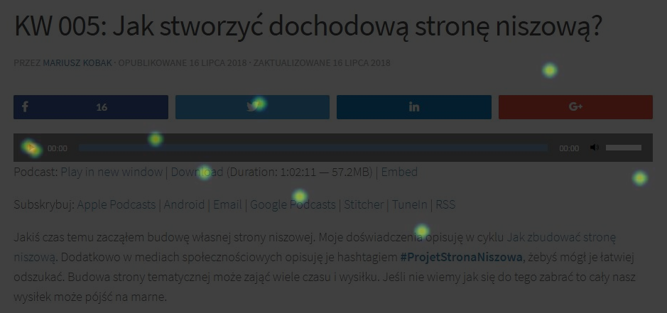 narzędzie pokazujące heatmapy