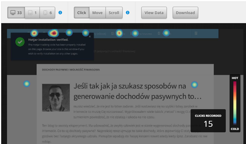 narzędzia pokazujące heatmapy