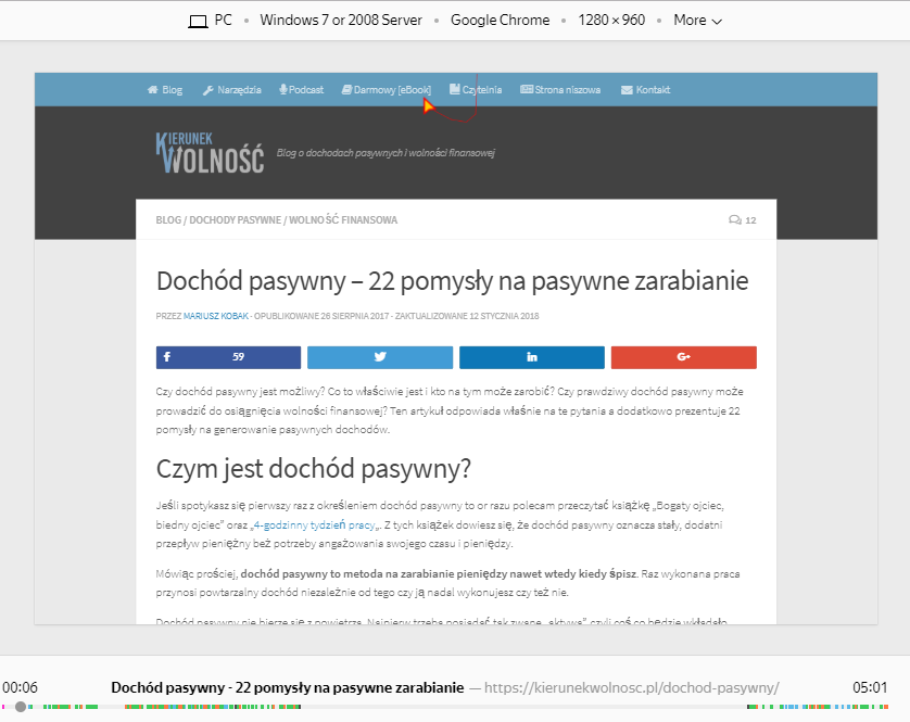 yandex metrica - player